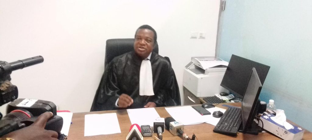 (Gabon)	 POINT DE PRESSE DE Maître ONDO NGUEMA Nicaise Narcisse, Avocat à la Cour
